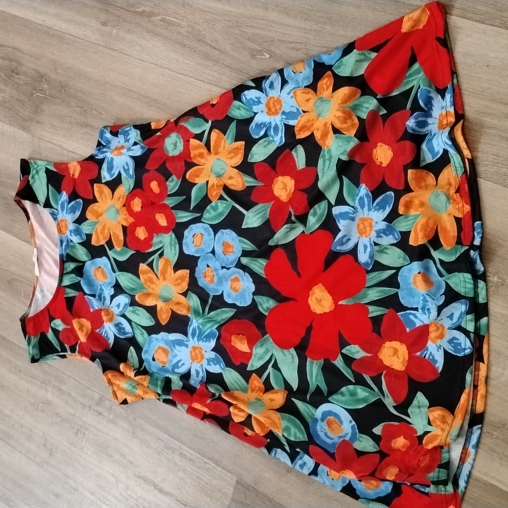 Floral Sleeveless Mini Dress